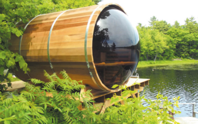 Aquilus Dijon, l’élégance du sauna en plein air, entre bois et vapeur
