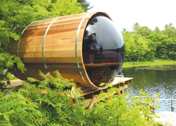 Aquilus Dijon, l’élégance du sauna en plein air, entre bois et vapeur