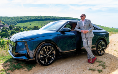 Jean-Claude Bernard au volant du nouveau VAISSEAU AMIRAL DE DS